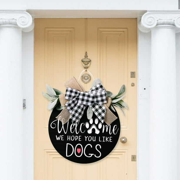 Paw Attachment for Wood Door Hanger Wreath